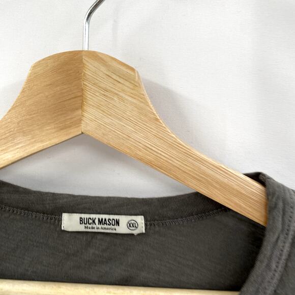 Buck Mason Gray Crewneck tee - Picture 3 of 5